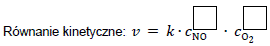 równanie kinetyczne zadania maturalne chemia